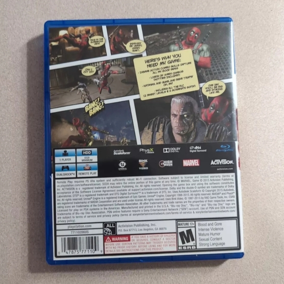 Deadpool PS4 (2015) Video Game - Picture 2 of 3